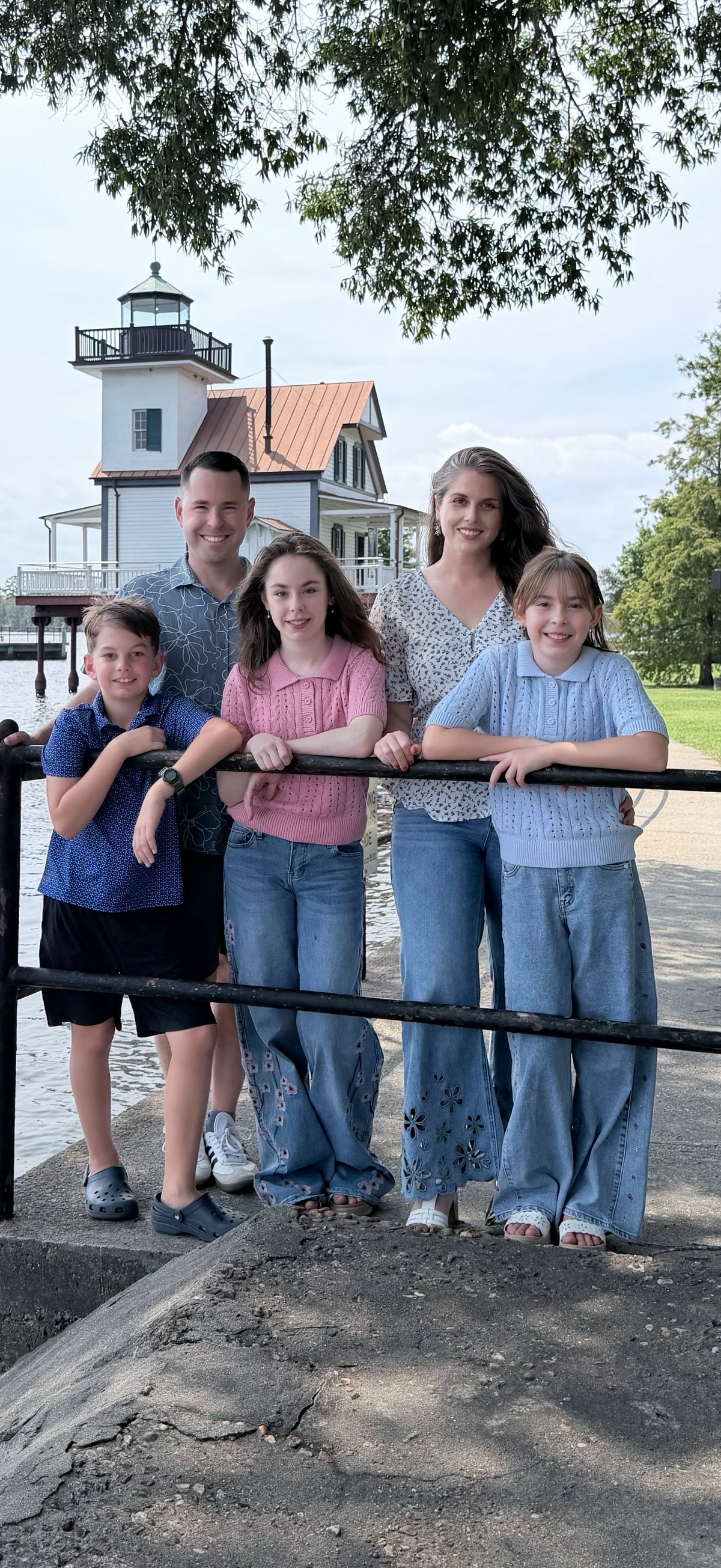Jenny Frickie with her family