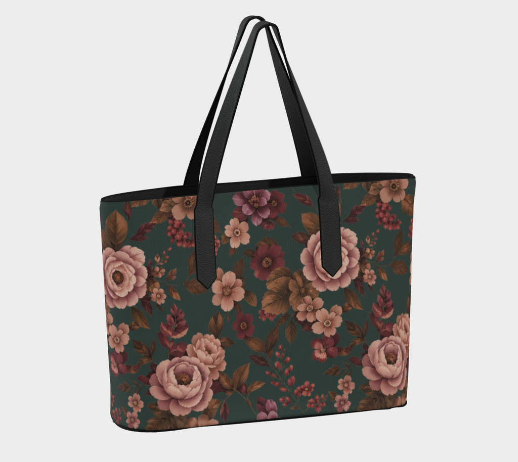 Falling For You Floral Vegan Leather Purse