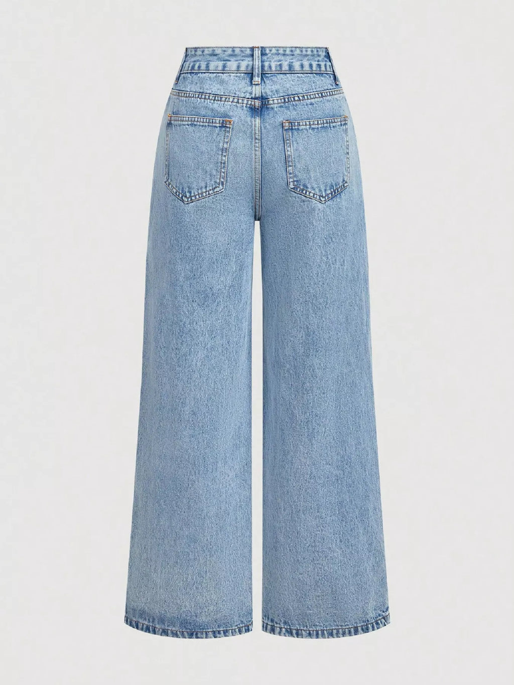 Wildflower embroidered wide-leg jeans, alternate view