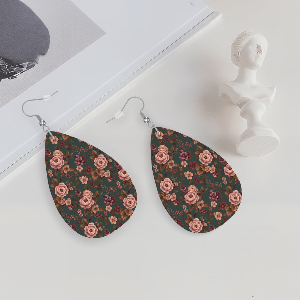 Falling For You floral teardrop earrings, alternate view